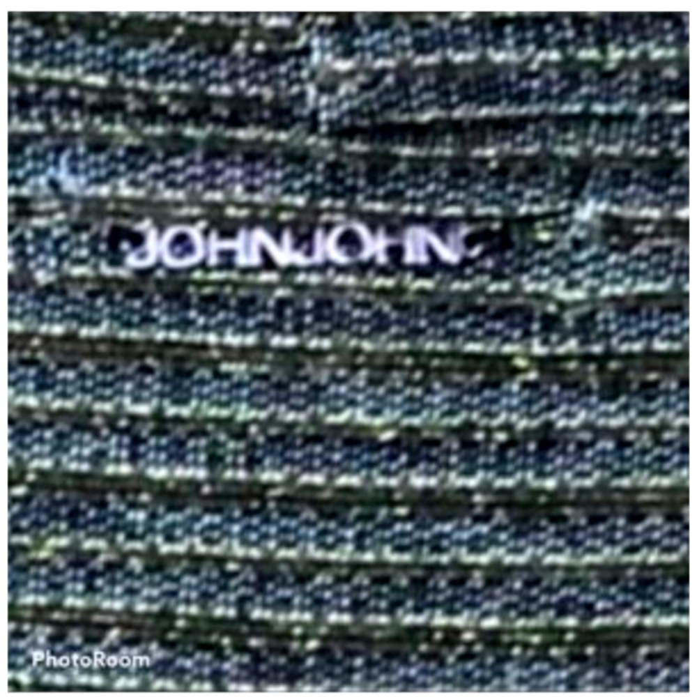 John John Striped Mock Neck Sequin Star Sleeve Sweater - Picture 8 of 8